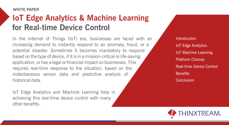 iot; iot services; iot solutions; edge analytics; iot edge analytics; machine learning; iot machine learning; aws; aws iot; azure; azure iot hub; white paper