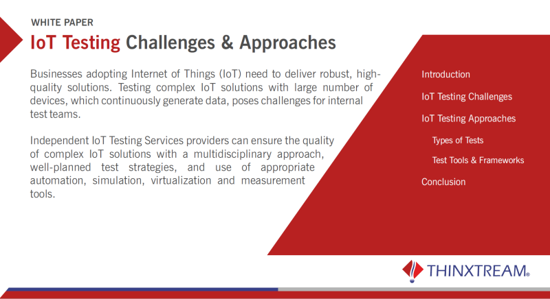 iot, iot solutions, iot testing, iot testing services, iot testing challenges, white paper